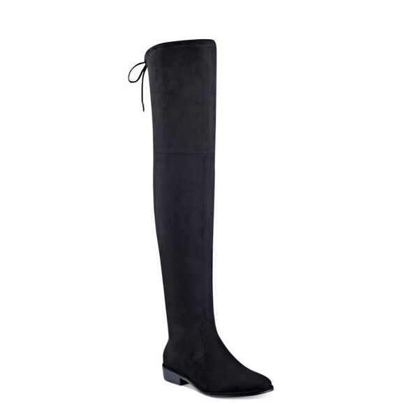 NWT Marc Fisher Humor2 Padded Insole Riding Over-The-Knee Boots size 5.5 black s - Picture 1 of 7